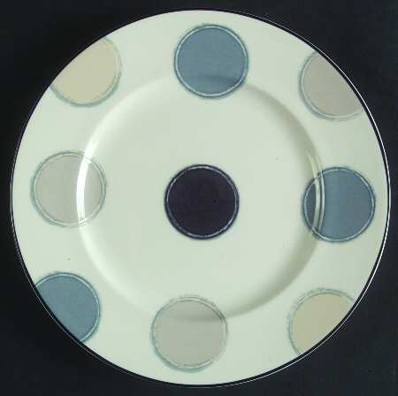 Java Graphite Salad Plate