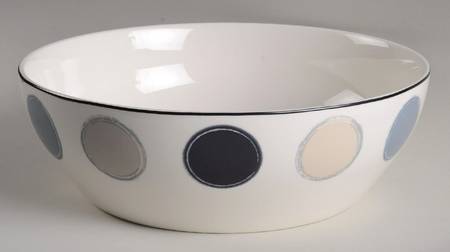 Java Graphite 10" Large Salad Serving Bowl