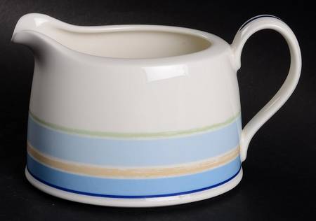Java Blue Swirl Gravy Boat