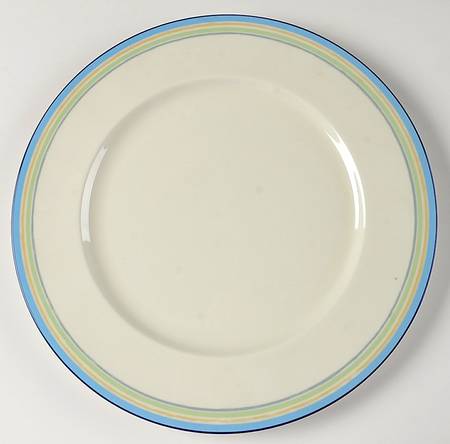 Java Blue Swirl 12" Chop Plate (Round Platter)