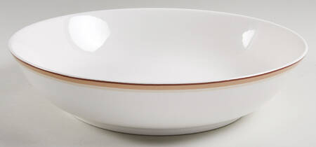Mocha Java Swirl 12" Pasta Serving Bowl