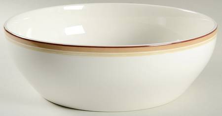 Mocha Java Swirl 10" Round Vegetable Bowl