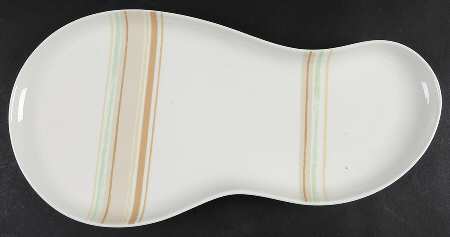 Mocha Java Swirl Oval Snack Tray