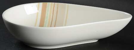 Mocha Java Swirl Medium Teardrop Dish
