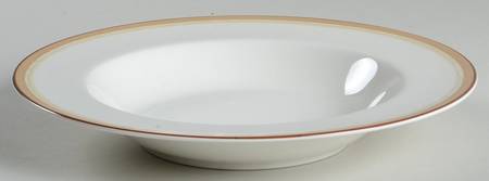Mocha Java Swirl Large Rim Soup Bowl