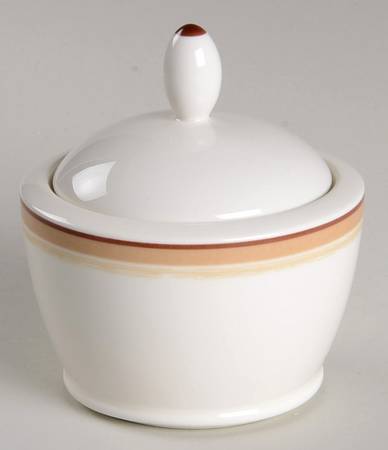 Mocha Java Swirl Sugar Bowl & Lid
