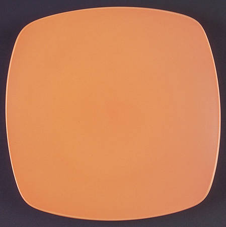 Colorwave Peach Square Dinner Plate