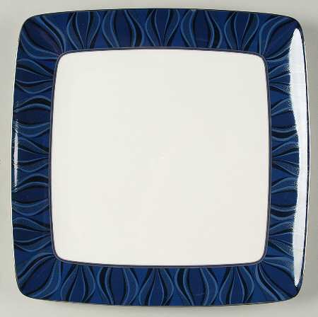 Stardust Platinum Square Dinner Plate
