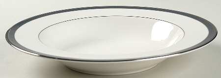 Stardust Platinum Large Rim Soup Bowl