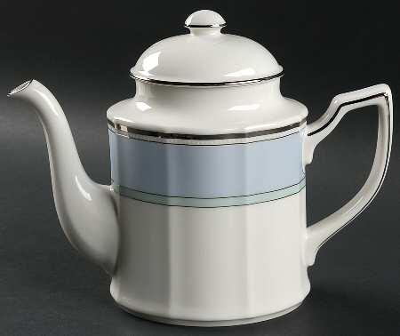 Centura Blue Tea/Coffee Pot & Lid