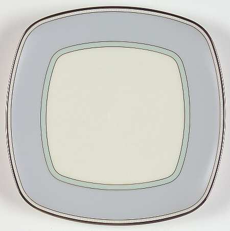 Centura Blue Square Luncheon Plate