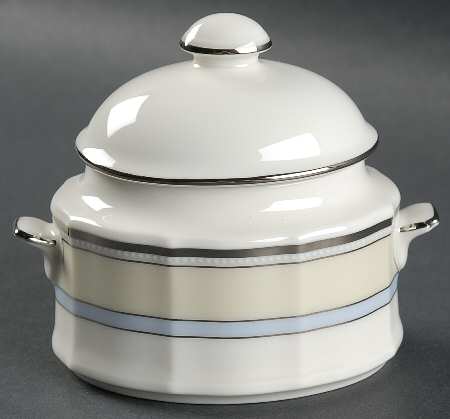 Centura Cream Sugar Bowl & Lid
