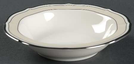 Centura Cream Rim Fruit/Dessert (Sauce) Bowl