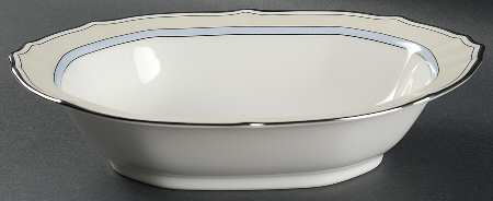 Centura Cream 10" Oval Vegetable Bowl