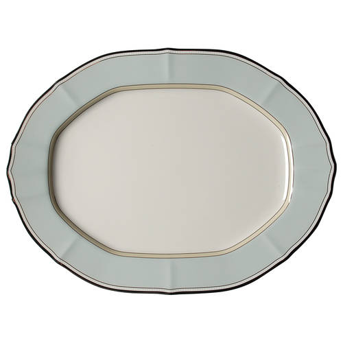Centura Green 14" Oval Serving Platter