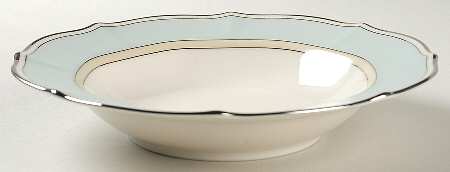 Centura Green Rim Soup Bowl