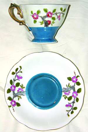 NAS15 Footed Cup & Saucer Set