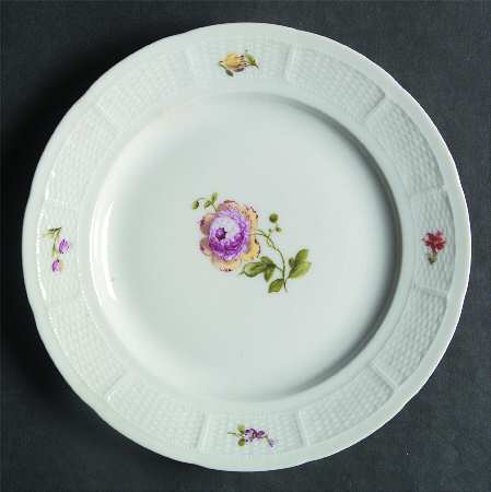 Antique Bouquet Salad Plate
