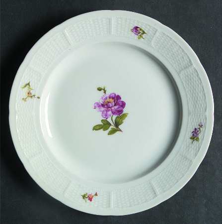Antique Bouquet Salad Plate