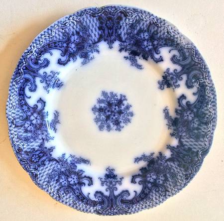 Keswick (Flow Blue) Dinner Plate