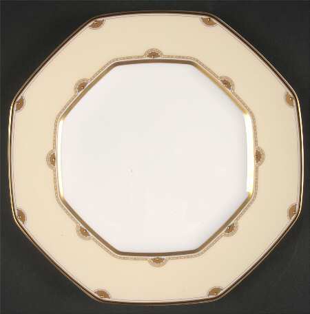 Gold Crest Octagonal Salad Plate
