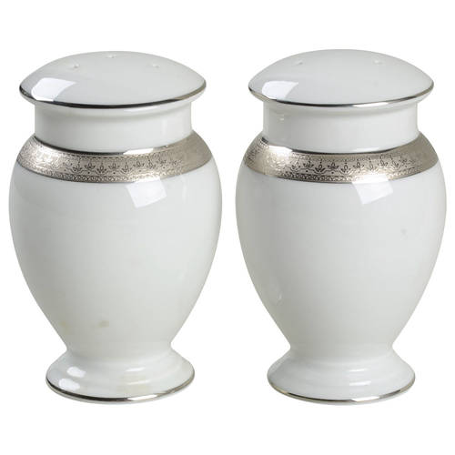 Versailles Platinum Salt & Pepper Set by Nikko