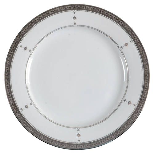 Versailles Platinum Accent Luncheon Plate