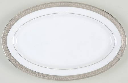 Versailles Platinum Relish/Butter Tray