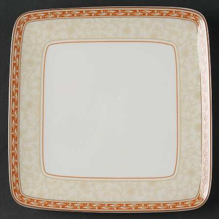 Autumn Whisper Square Salad Plate