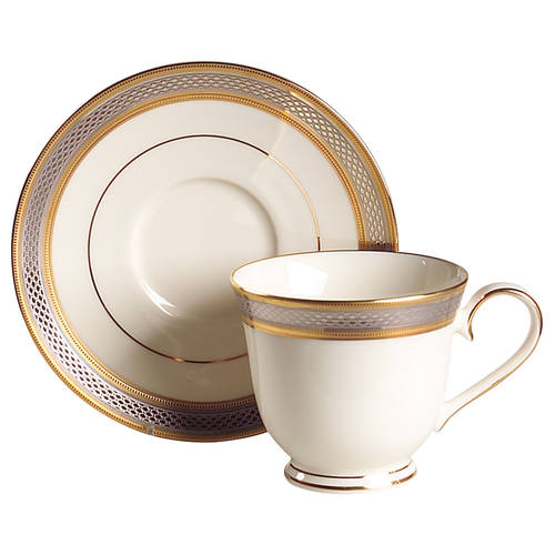 Footed Cup & Saucer Set