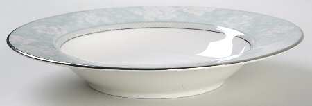 Rosella Blue Large Rim Soup Bowl