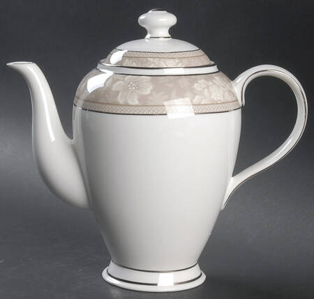 Rosella Taupe Coffee Pot & Lid