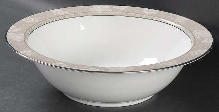 Rosella Taupe 9" Round Vegetable Bowl