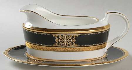 Evening Majesty Gravy Boat & Underplate (Relish/Butter)