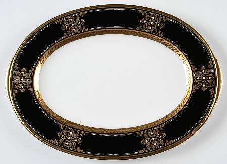 Evening Majesty 12" Oval Serving Platter