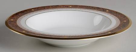 Xavier Gold Rim Soup Bowl