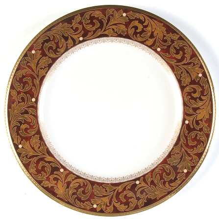 Xavier Gold Accent Luncheon Plate