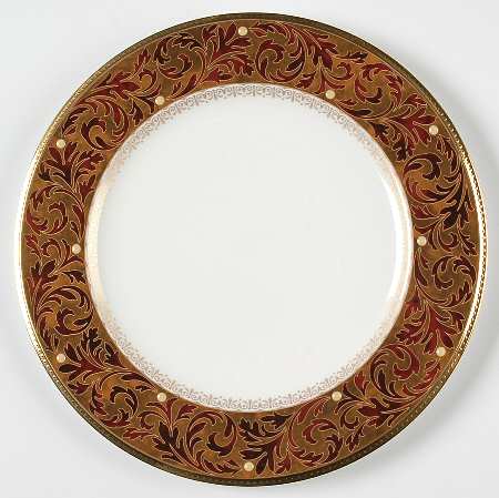 Xavier Gold Salad Plate by Noritake