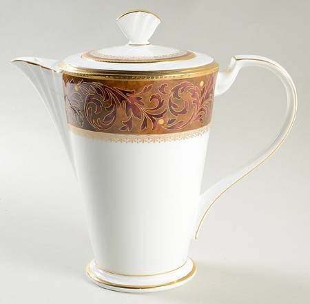 Xavier Gold Coffee Pot & Lid
