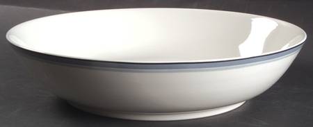 Java Graphite Swirl 12" Pasta Serving Bowl