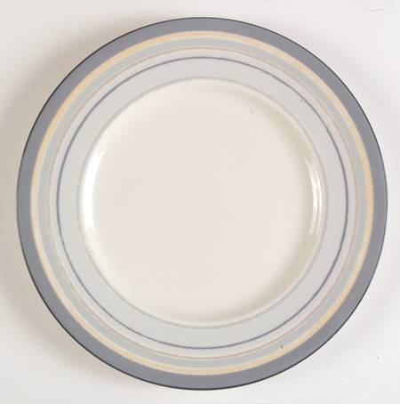 Java Graphite Swirl Accent Luncheon Plate
