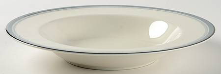 Java Graphite Swirl Large Rim Soup Bowl