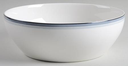 Java Graphite Swirl 9" Round Vegetable Bowl