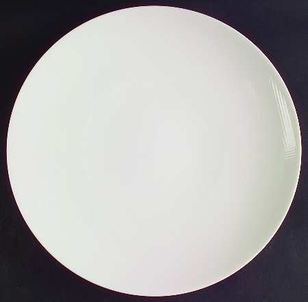 Reflections White 13" Chop Plate (Round Platter)