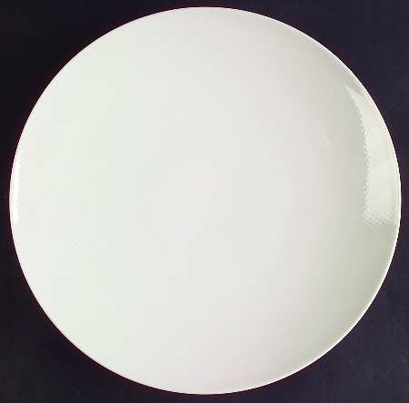 Reflections White Dinner Plate