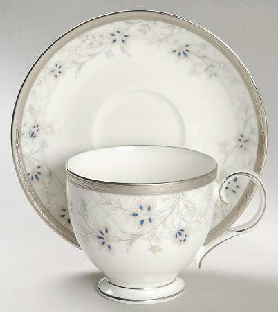 Delacorte Footed Cup & Saucer Set