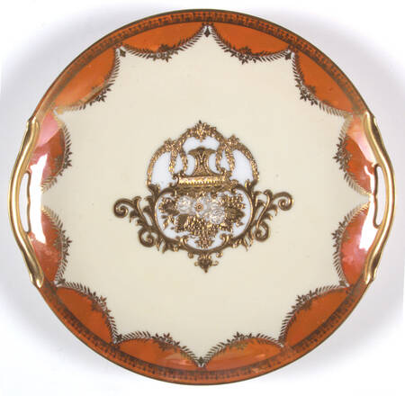N2818 Handled Cake Plate