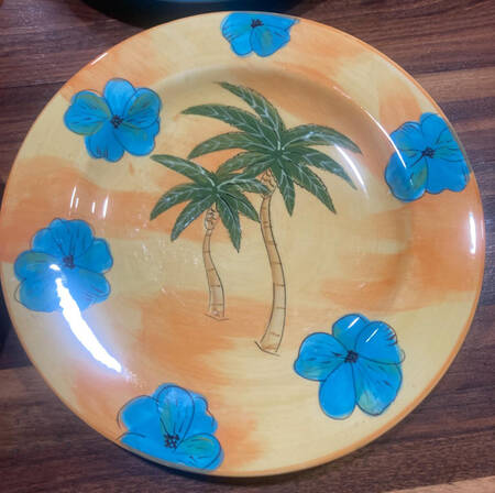 Sunset Beach Salad Plate