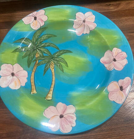 Sunset Beach Salad Plate