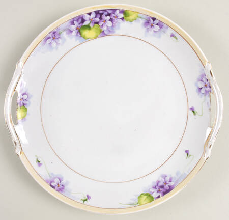 N4627 Handled Cake Plate